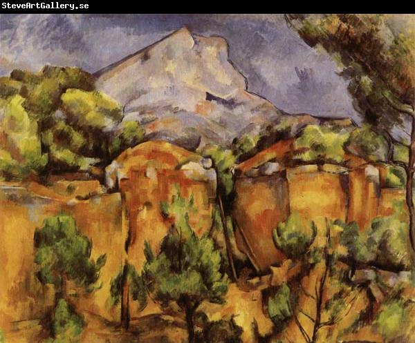 Paul Cezanne Mont Sainte-Victoire Seen from Bibemus